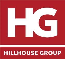 Red logo with large "HG" above "Hillhouse Group" text.