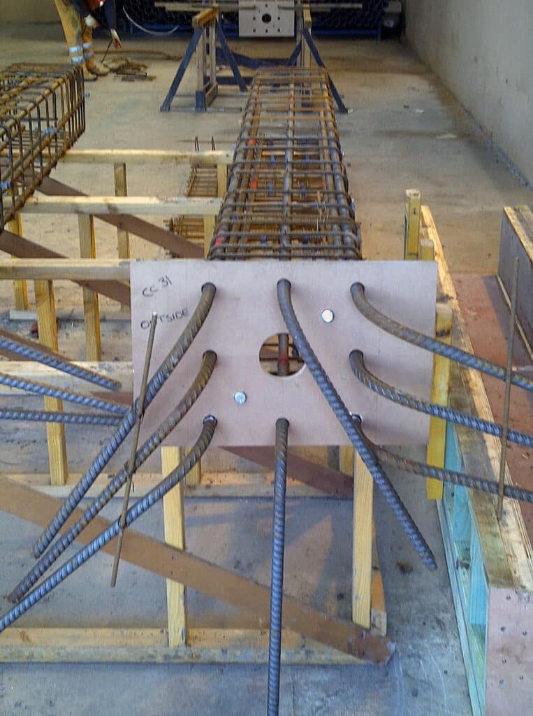 rebar fabrication for precast concrete columns