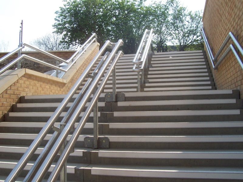 Precast Concrete Stairs installed